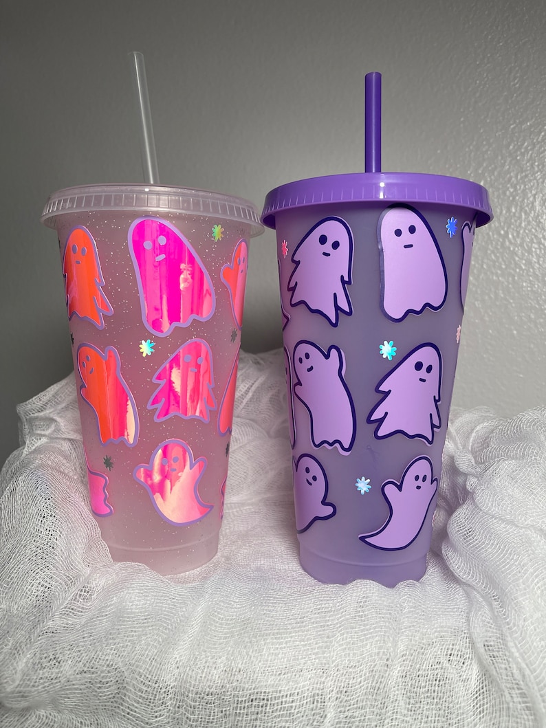 Cute Ghost Reusable Cup - Etsy