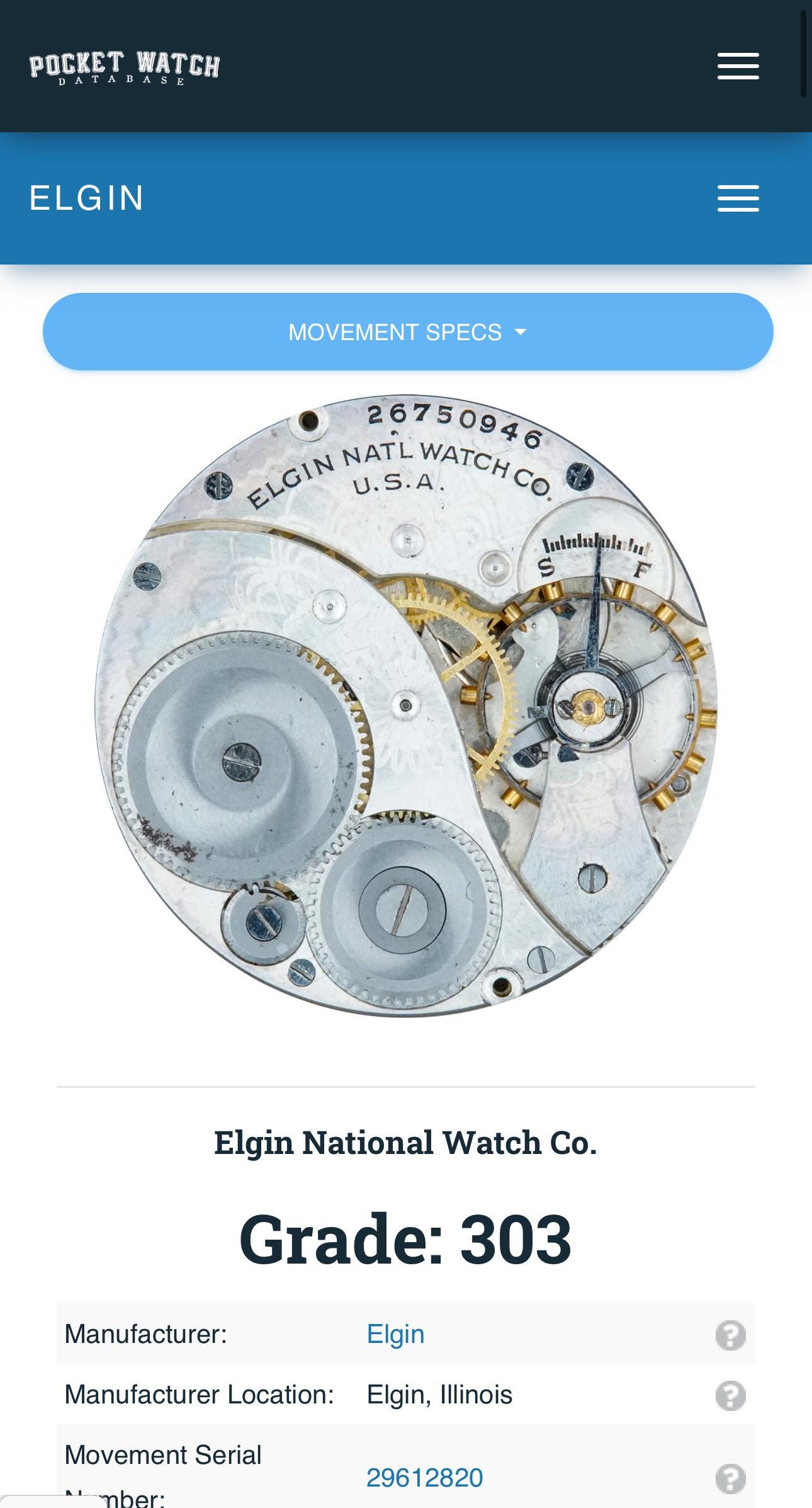 1920s 1927 Elgin Pocket Watch Geometrical Read Out 1900s 1920s Art Deco Time Piece Size 12s Metal Face Small WORKS Etsy