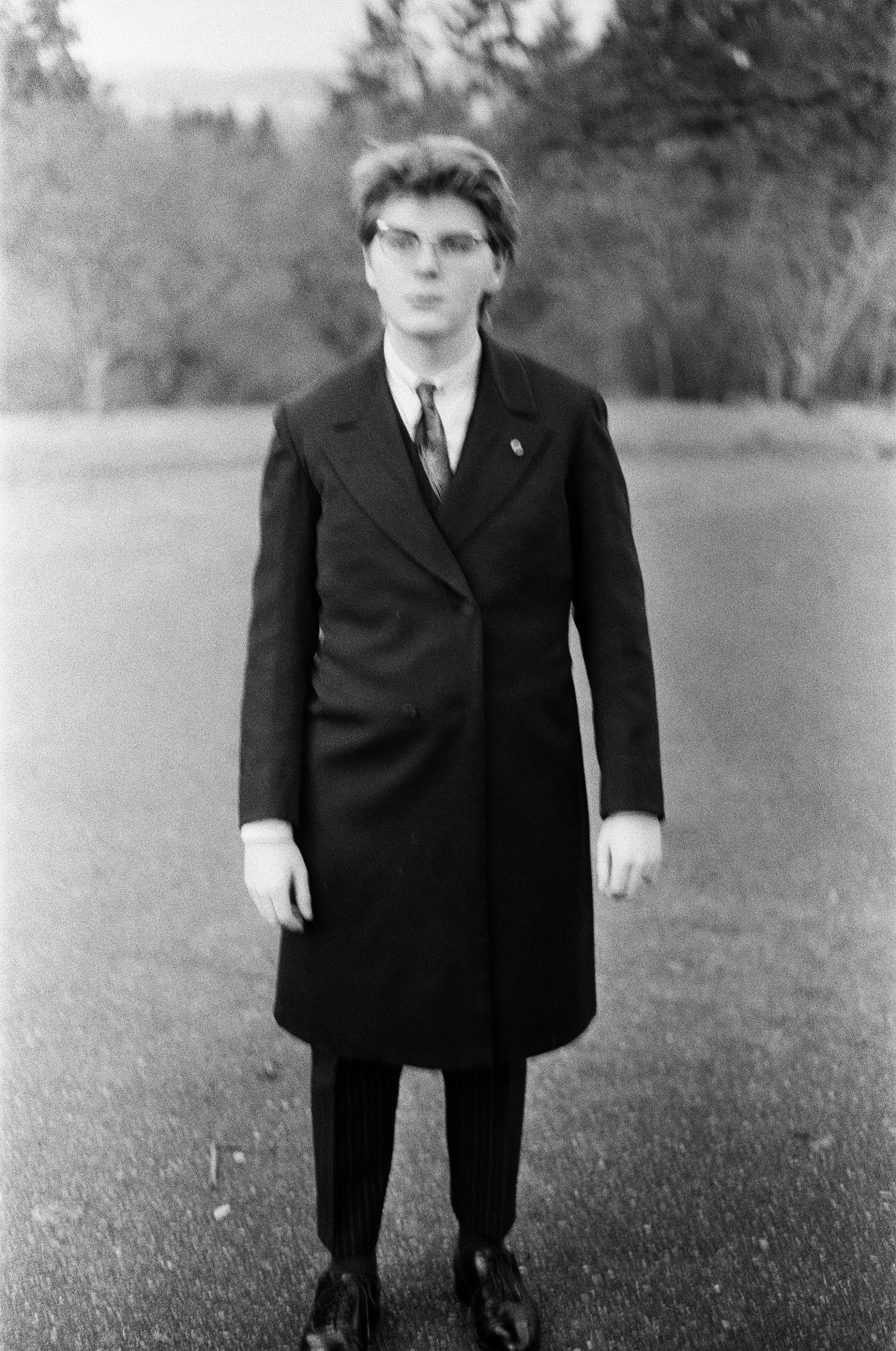Early 1900s 1800s Black Wool Frock Coat Double Breasted High