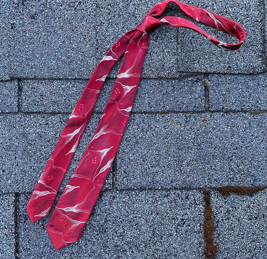 0055~Barocco Patterned Tie Side Bottom