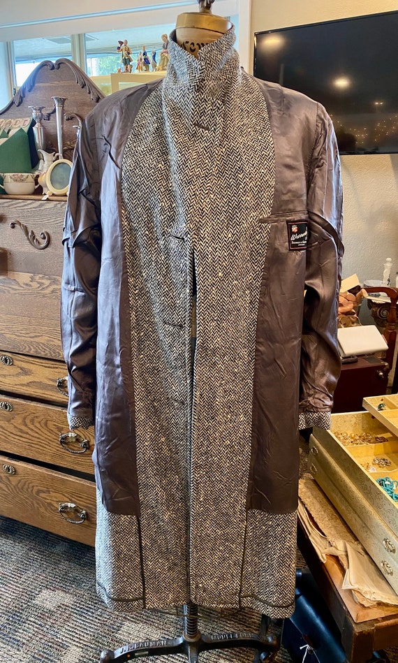 1930s 1940s Flecked Overcoat / Tweed Donegal Herr… - image 5
