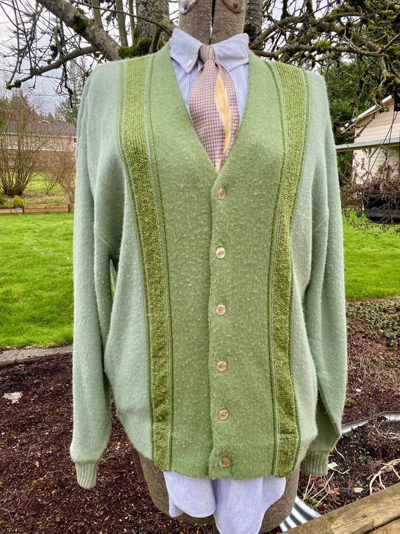 1950s 1960s Mid Century Sweater Cardigan SEAR Roc… - image 3