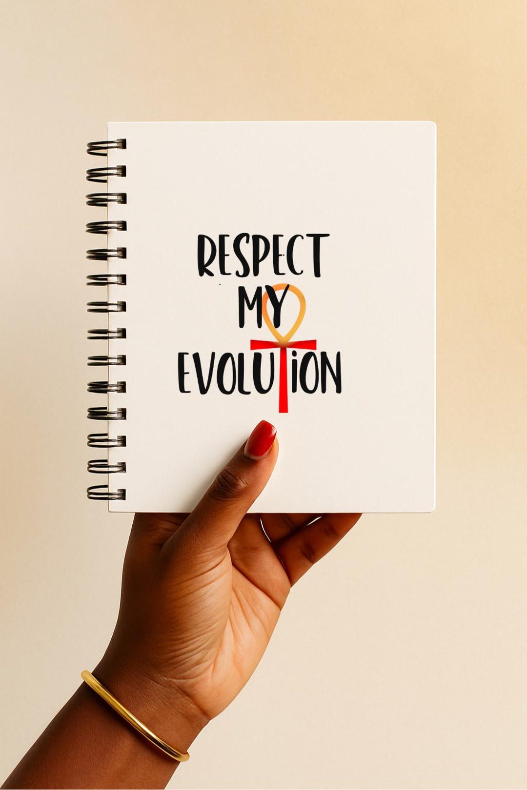 Respect Journal Design Respect My Evolution Blank Spiral Notebook | Journal for Artists ...