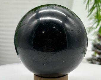 Black Tourmaline Sphere, 70mm diameter