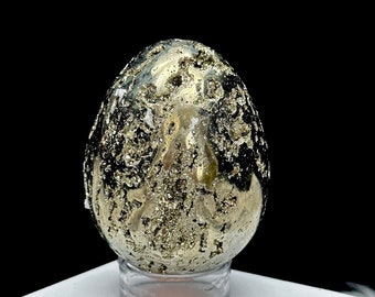 Beautiful large Sparkly Pyrite egg