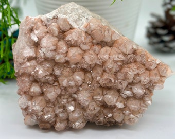 Rare Pink Lithium cluster from Brazil, large pink lithium lemurian cluster