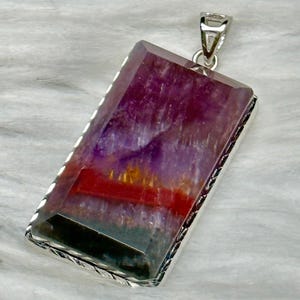 AAA Auralite 23 Pendant – Sterling Silver Setting & Hook, Rare High-Vibration Crystal