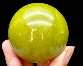 Green Jade Crystal Sphere