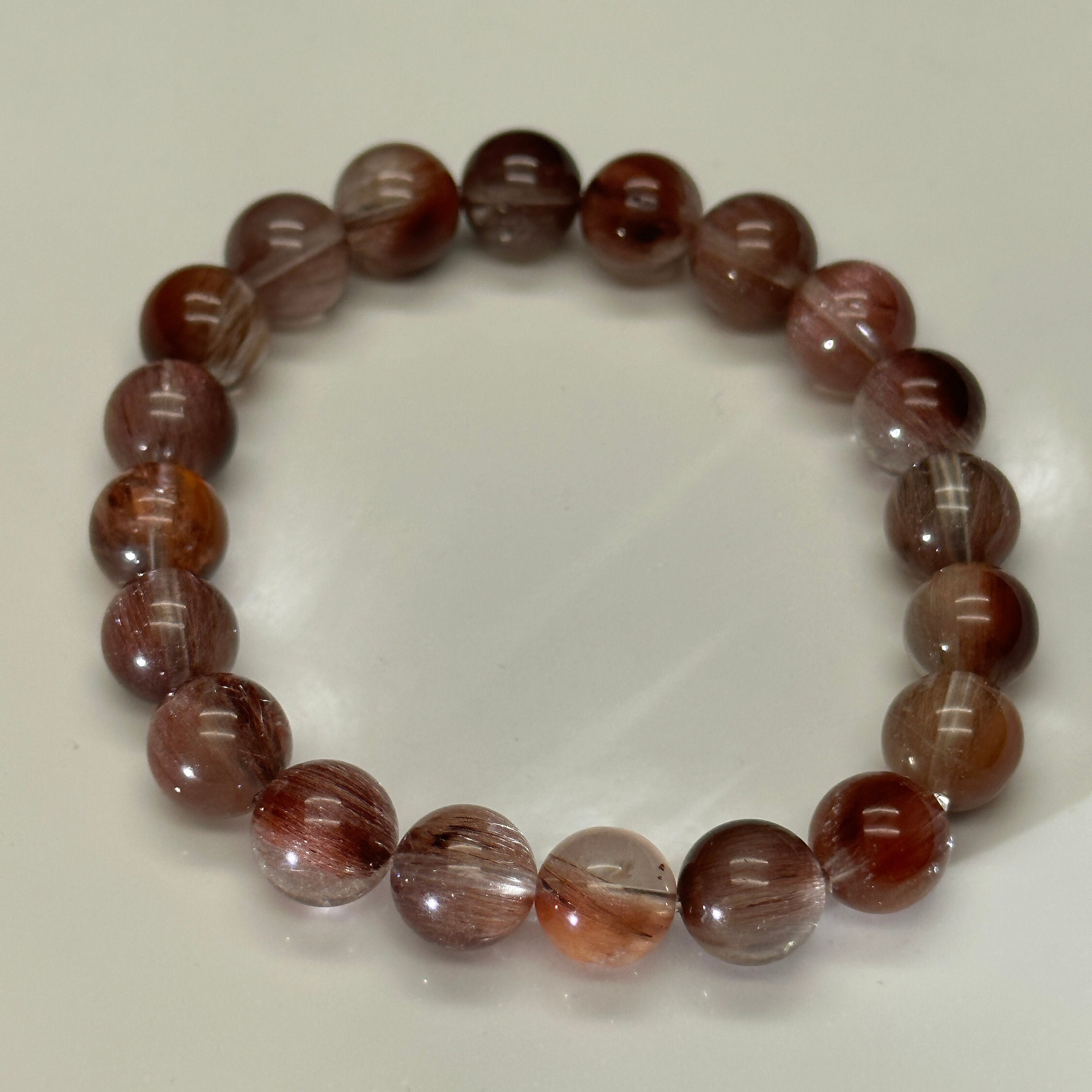 Red Rabbit Hair Quartz Bracelet grade AAA Rutilated Quartz - Etsy