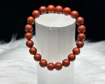 Roter Jaspis Kristall Armband - 8mm