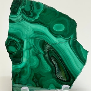 High  quality Malachite slab with beautiful green colors