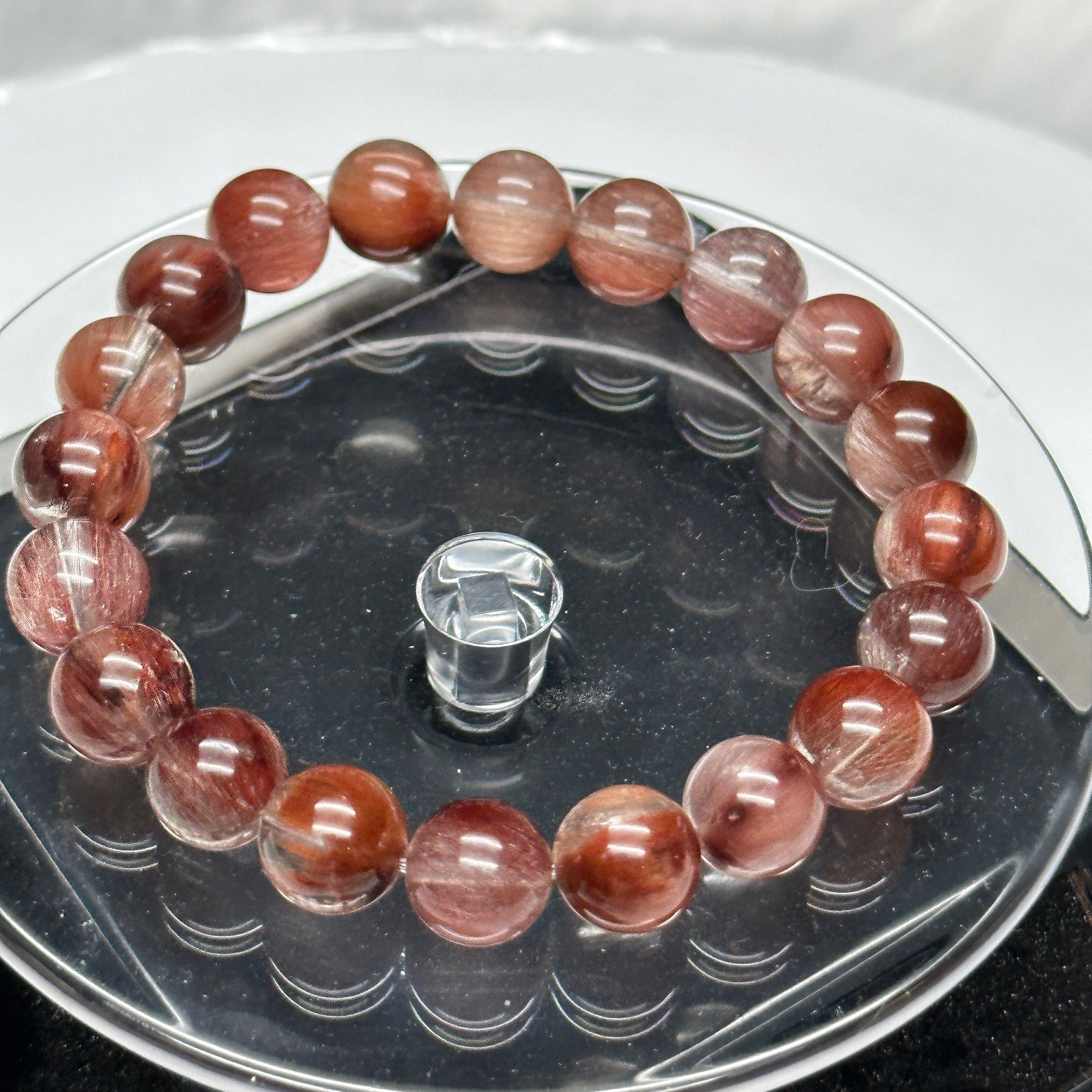 Red Rabbit Hair Quartz Bracelet grade AAA Rutilated Quartz - Etsy