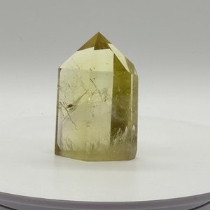 Natural Citrine point with phantom, citrine tower