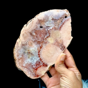 Beautiful Flower Agate Crystal Slab