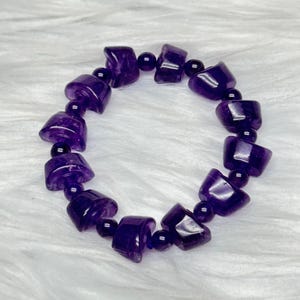High Quality Amethyst Crystal Bracelet – Feng Shui Wealth & Protection Bracelet, Natural Gemstones