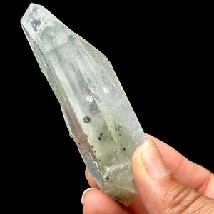 Beautiful Himalayan Chlorite Quartz Crystal Specimen with Chlorite flower inclusion