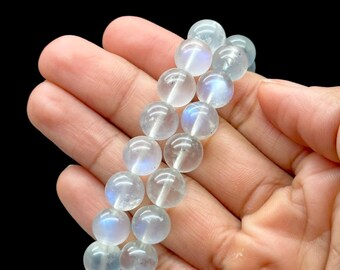 Discover Serenity with Our High-Quality Moonstone Crystal Bracelet - 9mm bead size