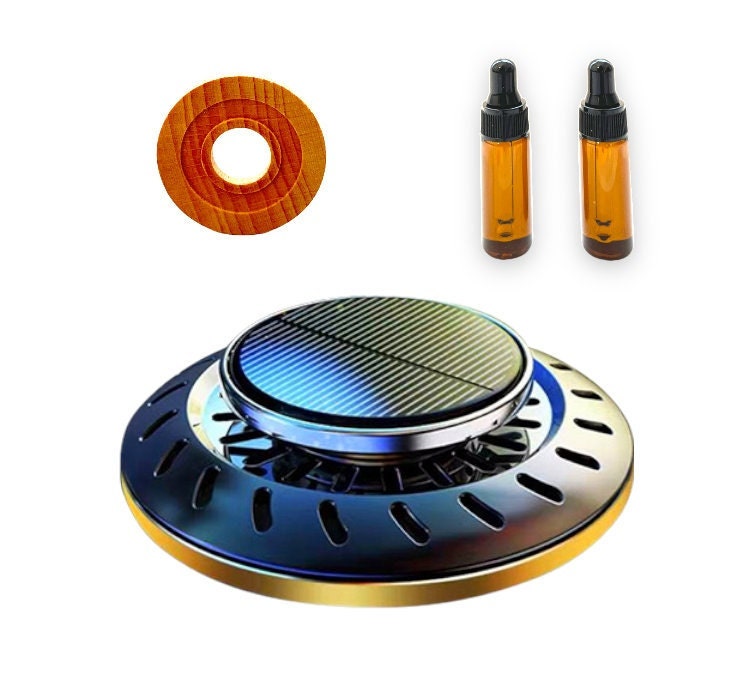 Rotating Vehicle Aromatherapy Solar Energy Car Air Freshener Car Accessories