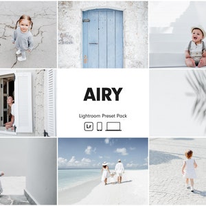 10 AIRY Lightroom Presets | Newborn Preset | Minimal Baby Presets | Bright Clean Presets | Mommy Blogger Instagram Presets | Light Airy