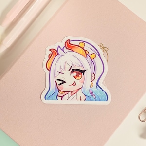 O P Yamao Oops! 3&quot; Vinyl Sticker | Cute Waterproof Anime Decal for Water Bottles, Laptops, Journals, Luggage & More