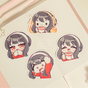 S Family Mommy 3" Vinyl Stickers | Cute Waterproof Anime Decal for Water Bottles, Laptops, Journals & More