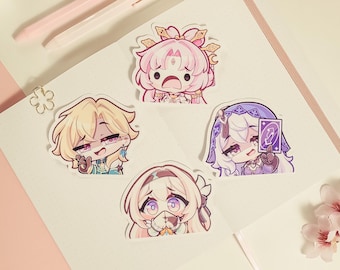 Honkai: Star Rail Vinyl Sticker Pack (3er Set) | Wasserdichte Anime Aufkleber