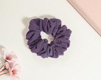 Midnight Mini Scrunchie | Handmade Hair Accessory
