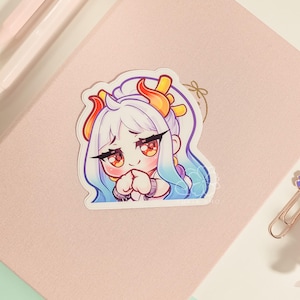O P Yamao Shy 3&quot; Vinyl Stickers | Cute Waterproof Anime Decal for Water Bottles, Laptops, Journals, Luggage & More