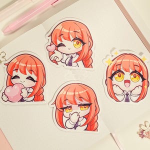 C S M Maki 3&quot; Vinyl Stickers | Cute Waterproof Anime Decal for Water Bottles, Laptops, Journals, Luggage & More