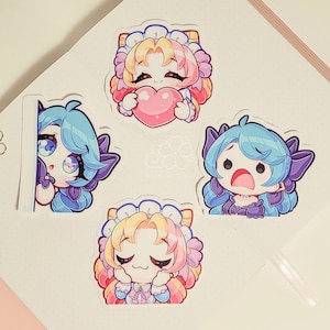 LoL Gwen 3&quot; Vinyl Sticker Pack | Cute Waterproof Anime Decal for Water Bottles, Laptops, Journals, Luggage & More