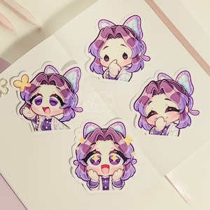 DS Shino 3&quot; Vinyl Sticker Pack Cute Waterproof Anime Decal for Water Bottles, Laptops, Journals, Luggage & More