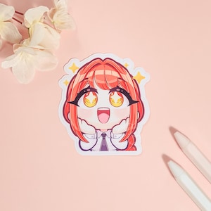 C S M Maki Wow 3&quot; Vinyl Sticker | Cute Waterproof Anime Decal for Water Bottles, Laptops, Journals & More