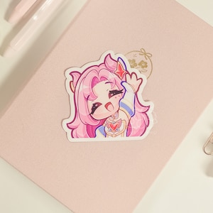 LoL Kai&#39;Sa Wave 3&quot;Vinyl Aufkleber | Süßer wasserfester Anime Aufkleber für Wasserflaschen, Laptops, Journals, Gepäck und mehr