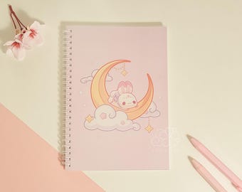 Usagi Moon  A5 Sticker Book | Kawaii Reusable Sticker Storage Album