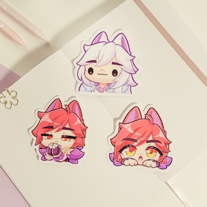 LoL Sett 3&quot; Vinyl Sticker Pack | Cute Waterproof Anime Decal for Water Bottles, Laptops, Journals, Luggage & More