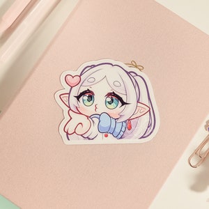 Frie Kiss Vinyl Sticker (3&quot;) | Anime Decal for Laptop, Journal, and More