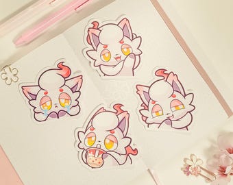 PKMN Hisu Zoru Vinyl Sticker Pack | Anime Waterproof Decal