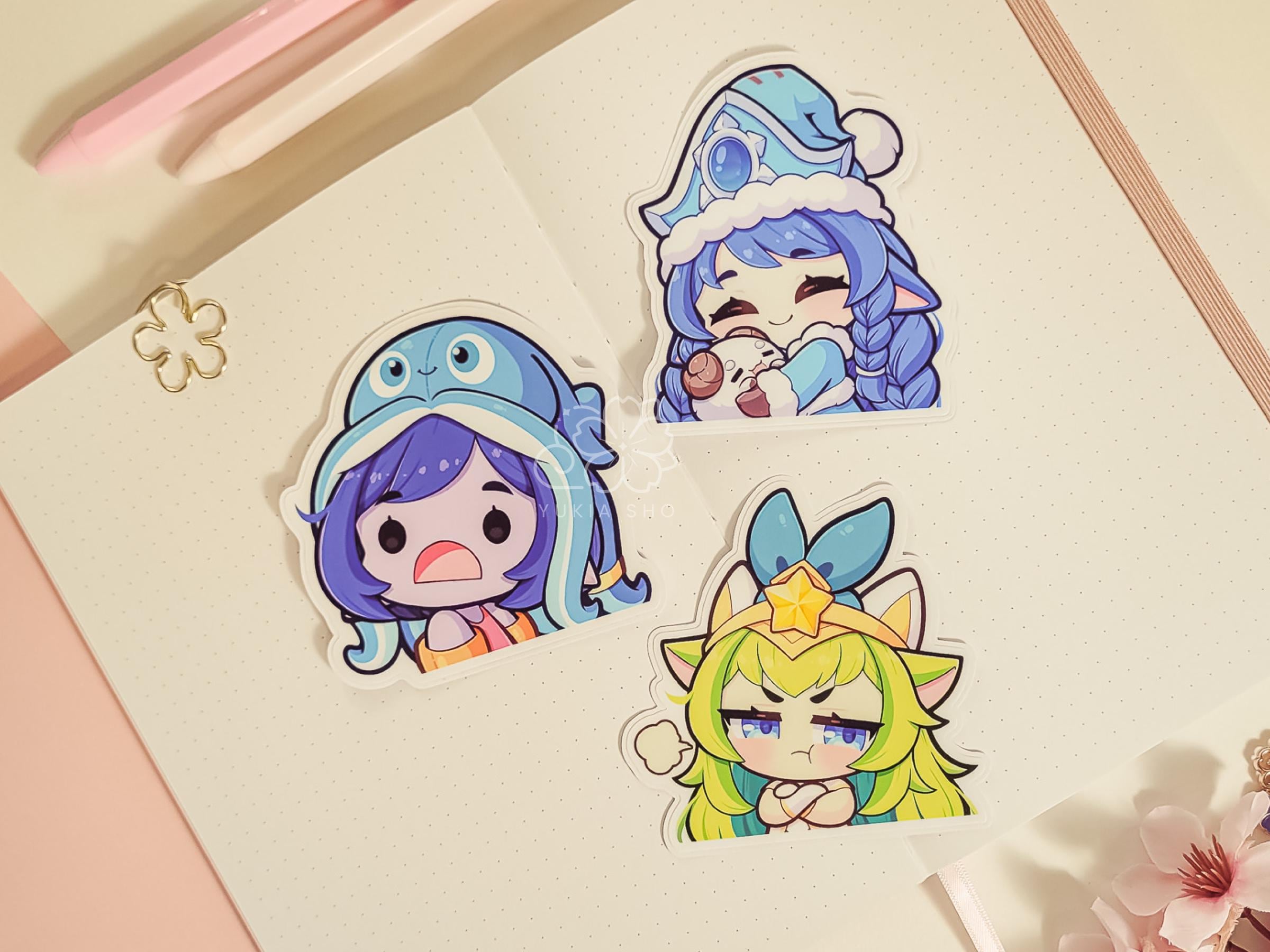 Lulus Sticker Lulu Vinyl Sticker Pack (set 1) | Lol Waterproof Decal - Etsy