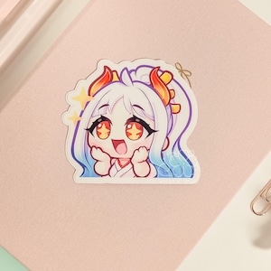 O P Yamao Wow 3&quot; Vinyl Stickers | Cute Waterproof Anime Decal for Water Bottles, Laptops, Journals, Luggage & More