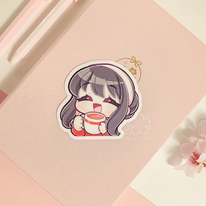 S Family Mommy Tea 3" Vinyl Stickers | Cute Waterproof Anime Decal for Water Bottles, Laptops, Journals & More