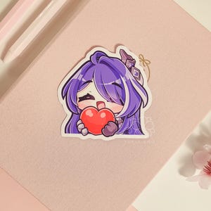Acheron Heart Vinyl Stickers (3&quot;) |  Honkai: Star Rail Decal for Laptop, Journals and More