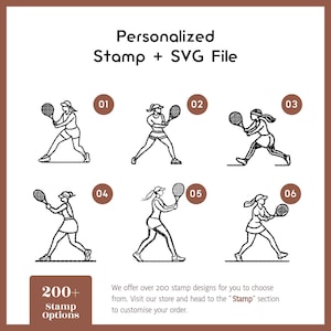 Joueuse de tennis féminine SVG, timbre Silhouette de tennis, SVG PNG pour gravure sur cuir, fichier de coupe personnalisée de Journal de sport, téléchargement numérique