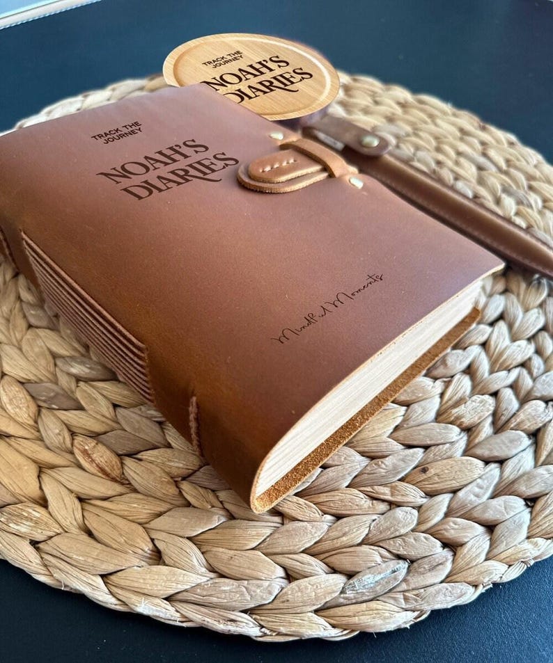 Personalized Leather Journal – Christmas & Corporate Gift for Him Her ...