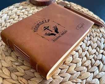 Personalized Leather Journal: Custom Prayer Notebook, Birthday GiftChristmas gifts