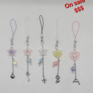 Cute kawaii keychains, beadedkeychains, phone charm, bag charms, lightweight keychain, accessories and gifts, gifts for her