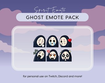 Niedliches Ghibli Inspiriertes Twitch Emote Cozy Stream Emote Pack