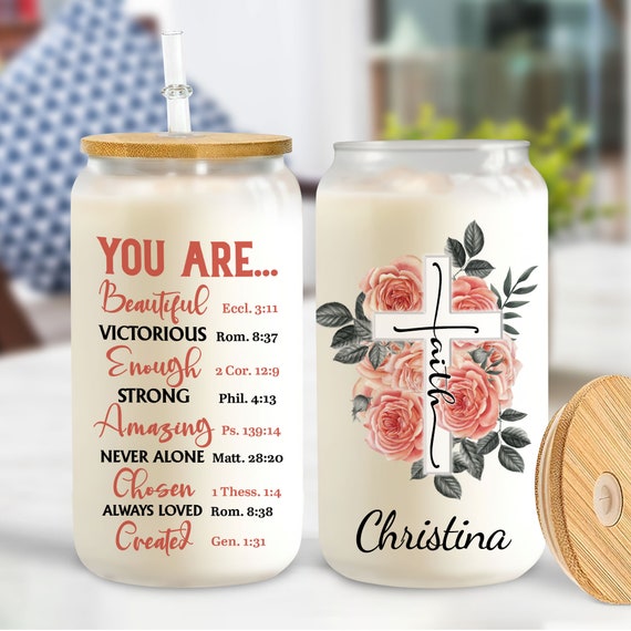 Christian Glass Tumbler For Women Christian Glass Tumbler For Women