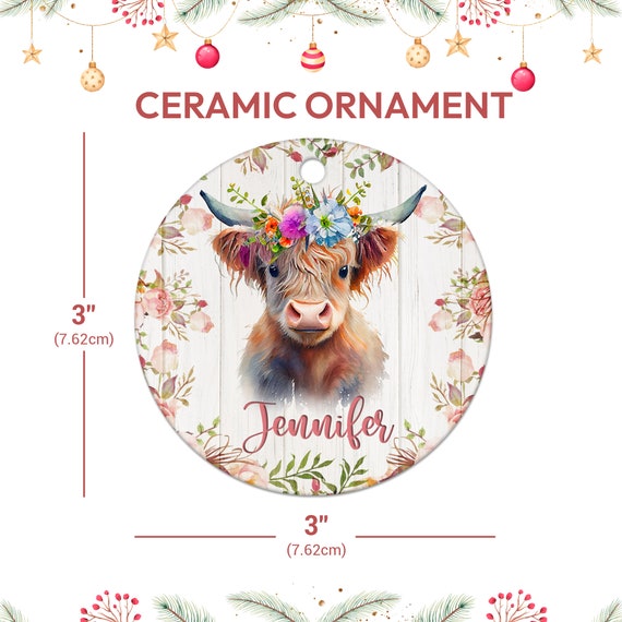 Bracciale Highland Cows Per Donna - Acciaio Con Ciondolo Just A Girl Who Loves Highland Cows