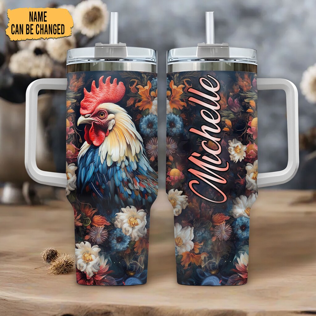 Tazza Personalizzata Con Pollo: Regalo Unico Con Nome E Messaggio – Colore Rosa Pulcino