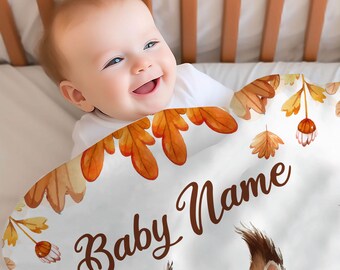 Personalzed Baby Blanket, Hgh-qualty Natural Cotton Blanket Wth...
